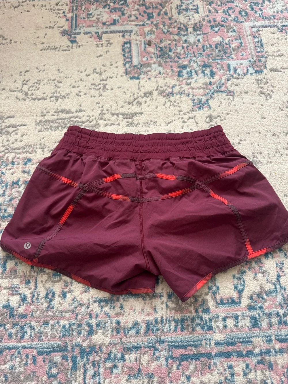 lululemon athletica Women's Burgundy Athletic Shorts